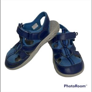 Columbia Outdoors Techsun Wave Water Blue Sandals Kids Size 2
